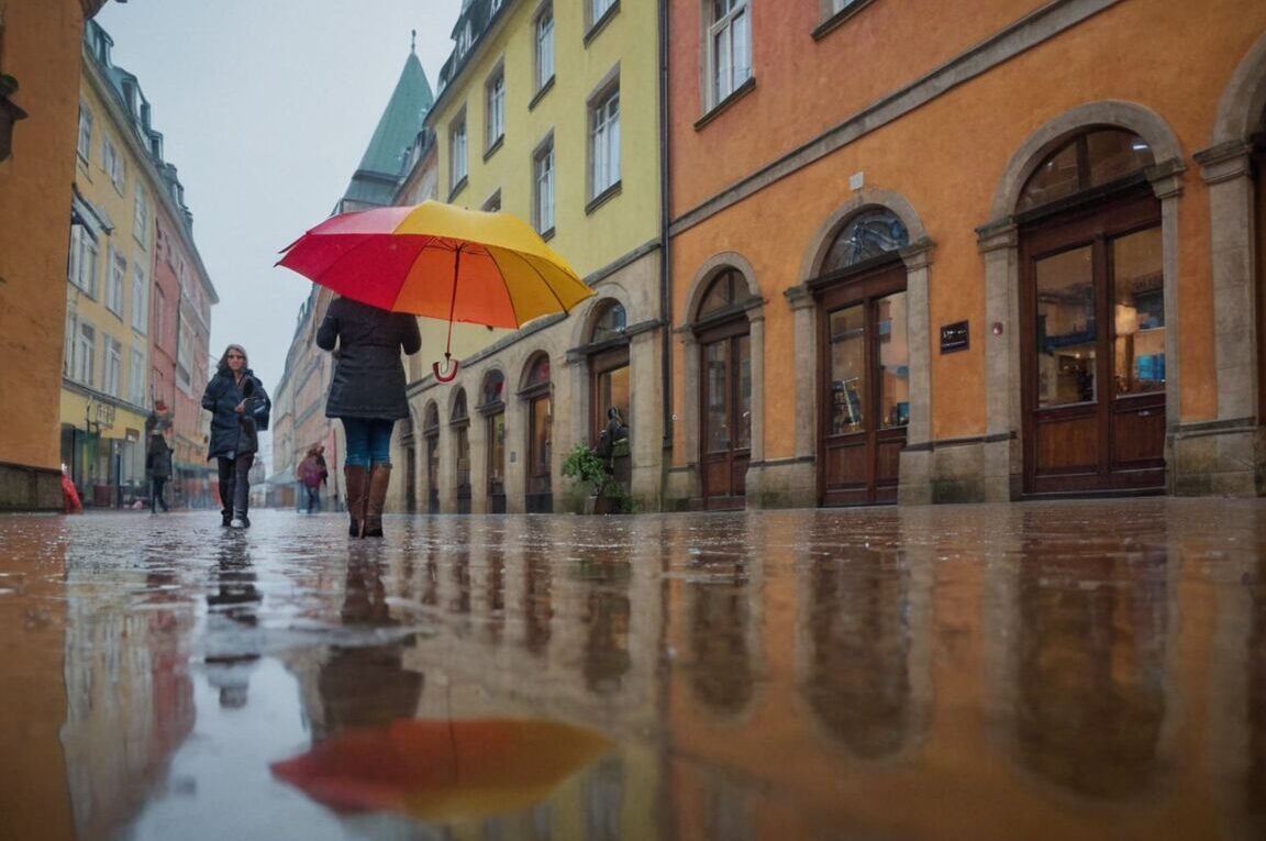 Hannover bei Regen